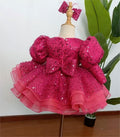 Long-Sleeved Sequined Princess Dream Tutu Party Gown | KLFFIGID
