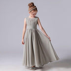 Elegant Childhood Dreamy Dress A Fairy-like Princess Dress Minimal Pleated Design Fresh and Elegant