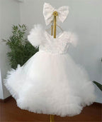 12m-12yrs multicolour sleeve baby birthday party princess dress for wedding dress for girls