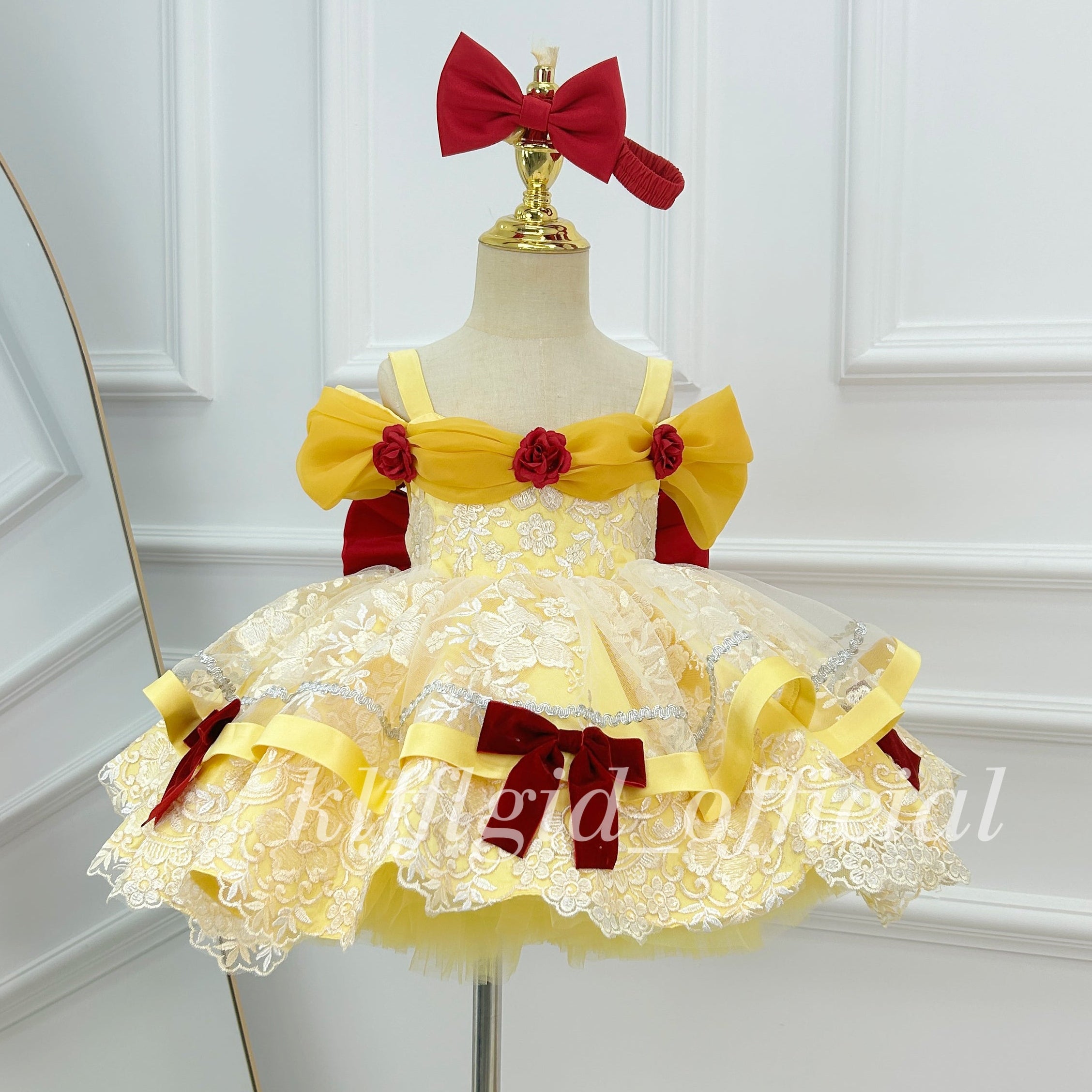 Toddlers Birthday dress Princess-themed party dress  | KLFFLGID