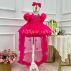 Baby Birthday Dress Floral pageant dress for girls Wedding flower｜KLFFIGID