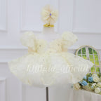 Baby Birthday Dress Flower Girl Dress Luxury Girls Couture | KLFFIGID