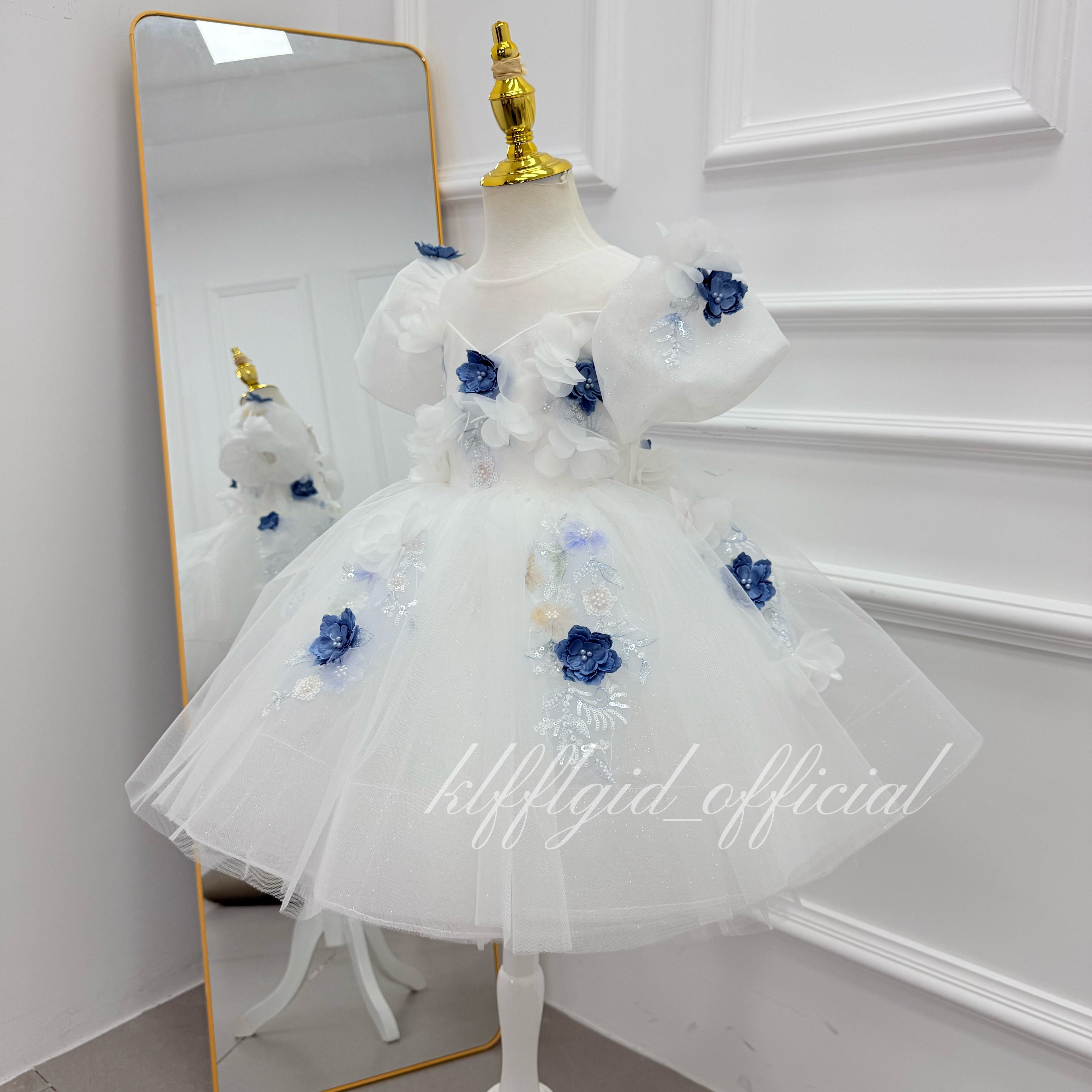 Wedding Party Dress Baby birthday dress Luxury Princess Style | KLFFIGID