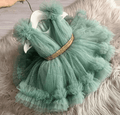 KLFFLGID New Sleeveless Baby Birthday Party Fluffy Cute Girls Dress