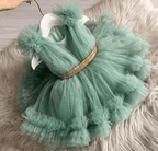 New Sleeveless Baby Birthday Party Fluffy Dress | KLFFIGID