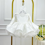 Baby First Birthday Cute Wedding Ceremony Dress | KLFFIGID