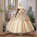 Banquet high-end party evening dress performance wedding girl princess dress