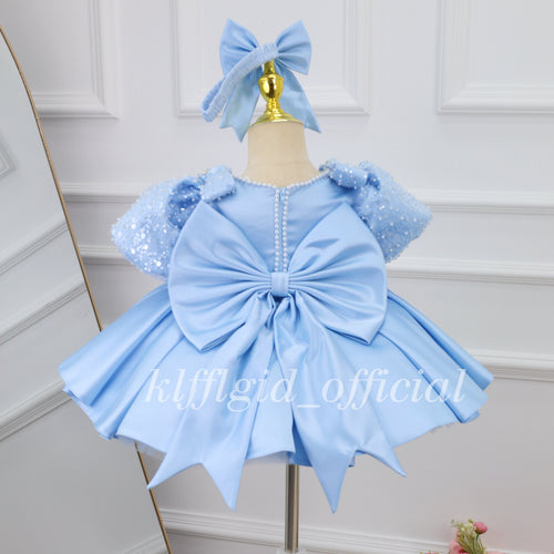 Baby Birthday Dress Toddler Princess Skirt & Flower Girl Dress | KLFFIGID