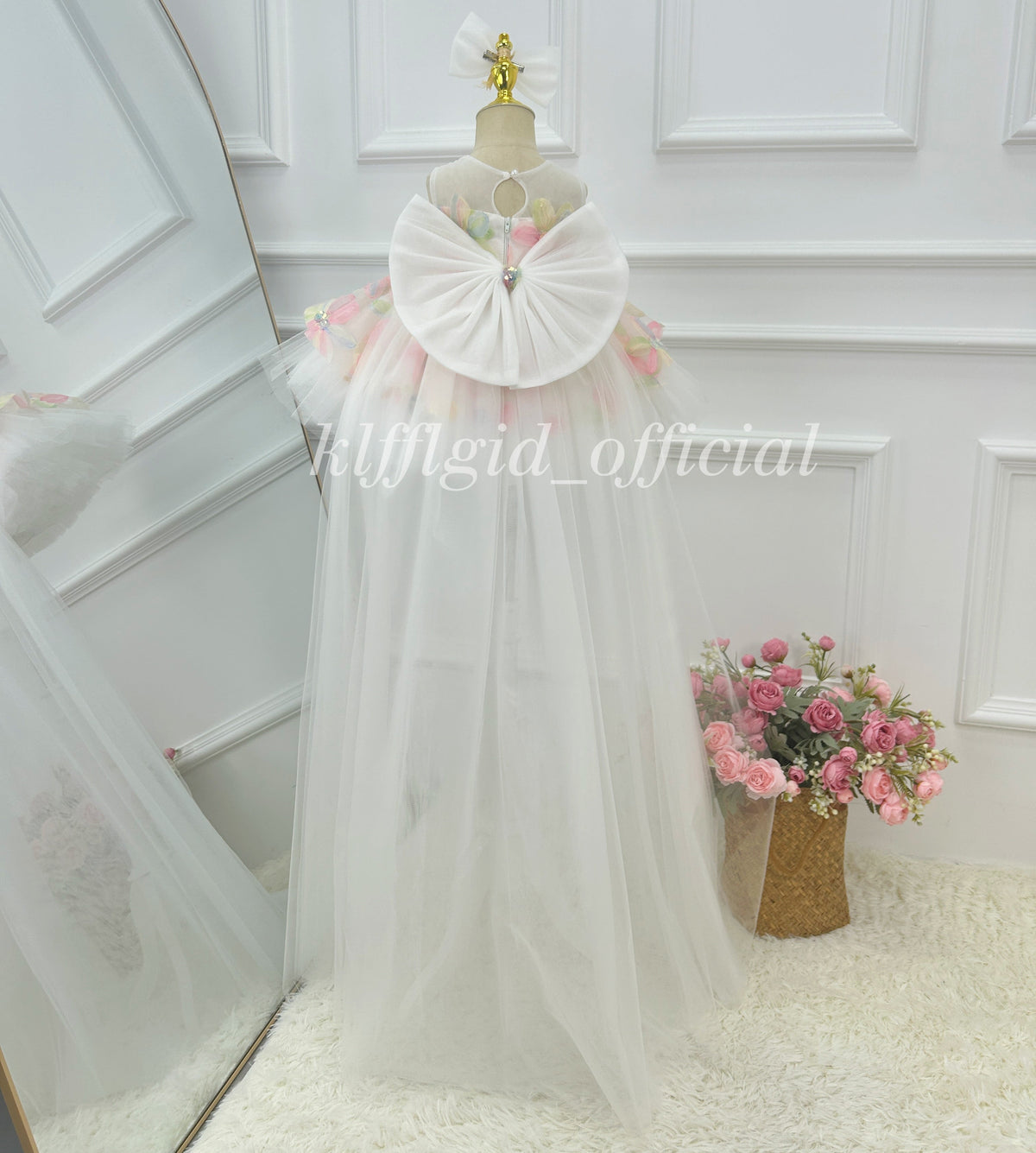 Birthday Princess Dress Girls Fairy Dress Flower Girl Dress | KLFFIGID