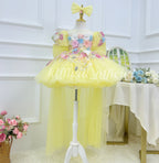 3D Floral Fairy Princess & Flower Girl Pageant Dress | KLFFLGID