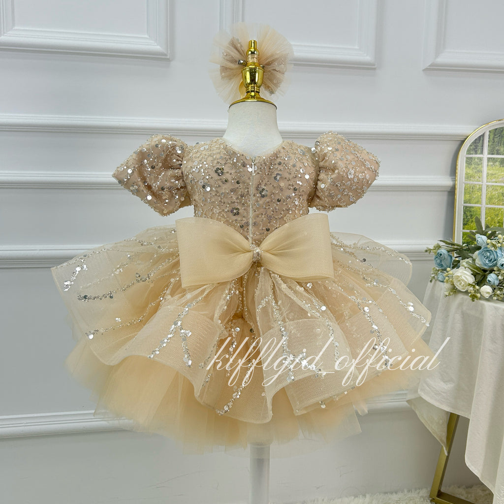 1st Birthday Flower Girl & Pageant Dress | KLFFIGID