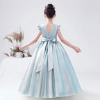 A Dreamy Dress for a Fairy-Tale Princess Elegant Blue-Green to Brighten Every Moment The Perfect Blend of Grace and Sweetness