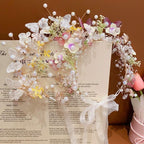 Sparkling Princess Floral Headband Sparkling Garden Hair Accessories