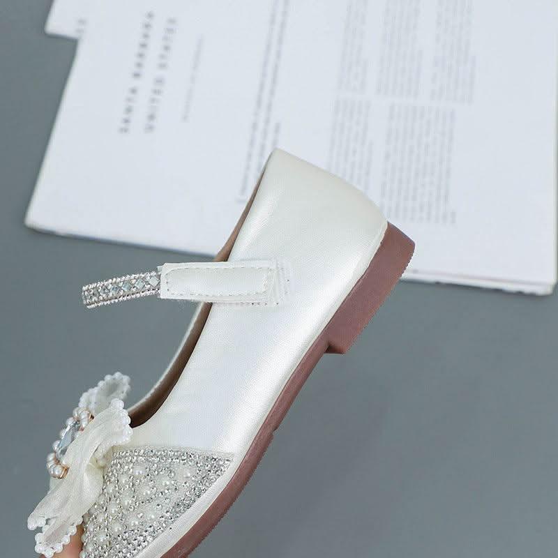 Dreamy Pearl Kids Shoes Shiny Princess Shoes Fashion Bow Kids Shoes