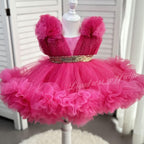 New Sleeveless Baby Birthday Party Fluffy Dress | KLFFIGID