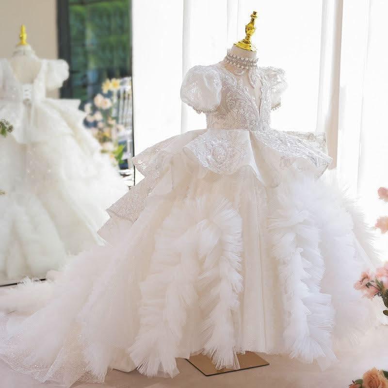 Luxurious Fairy Tale Dress Exquisite Lace Gown