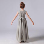 Elegant Childhood Dreamy Dress A Fairy-like Princess Dress Minimal Pleated Design Fresh and Elegant