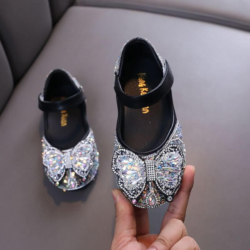 A Perfect Match for Your Little Princess Elegance in Every Step for Girls Crystal Bow Shoes to Brighten Every Day