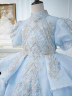Enchanted Ice Princess Dress Dreamy Blue Princess Gown