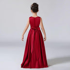 Classic Red Gown Asymmetrical Hemline for a Playful Charm The Perfect Blend of Sweetness and Elegance