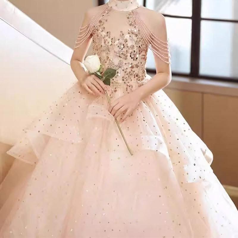 Dreamy Princess Ball Gown Fairy-tale Long Dress Elegant Princess Dress