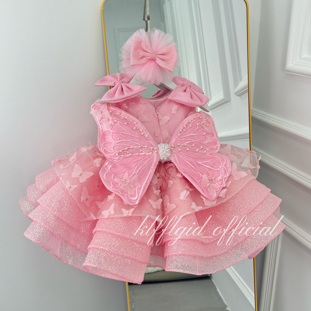 Sparkly Baby Girl Princess Dress for 1st Birthday & Photoshoots | KLFFIGID