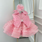 Sparkly Baby Girl Princess Dress for 1st Birthday & Photoshoots | KLFFIGID