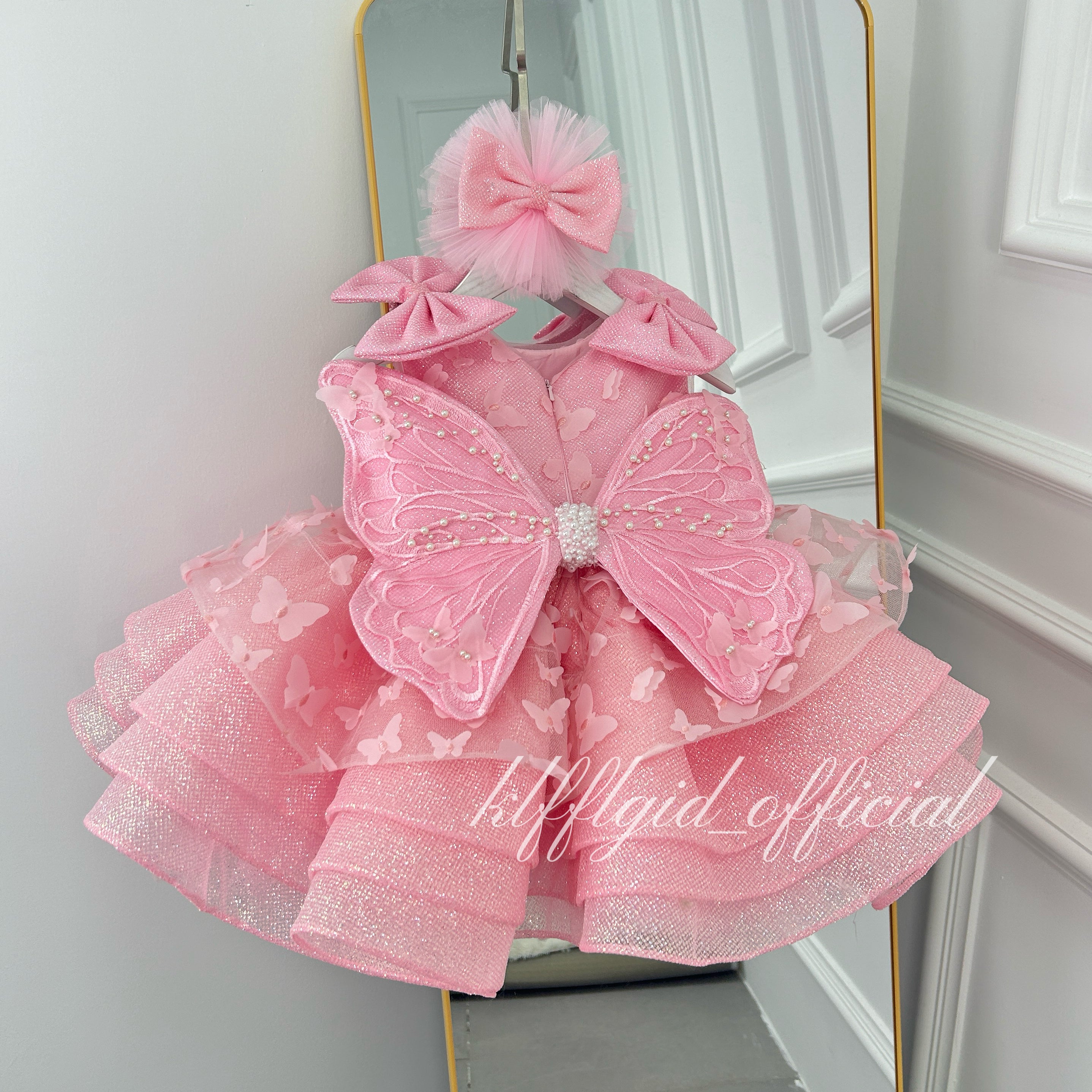 Sparkly Baby Girl Princess Dress for 1st Birthday & Photoshoots | KLFFIGID
