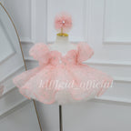Baby Birthday Dress Flower Girl Dress Luxury Girls Couture | KLFFIGID