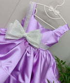 Custom Girls Christmas Big Bow Flower Princess Dress | KLFFIGID