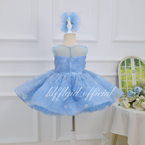 Birthday Baby Dress Elegant Pageant Dress Sparkle Evening Gown｜KLFFIGID