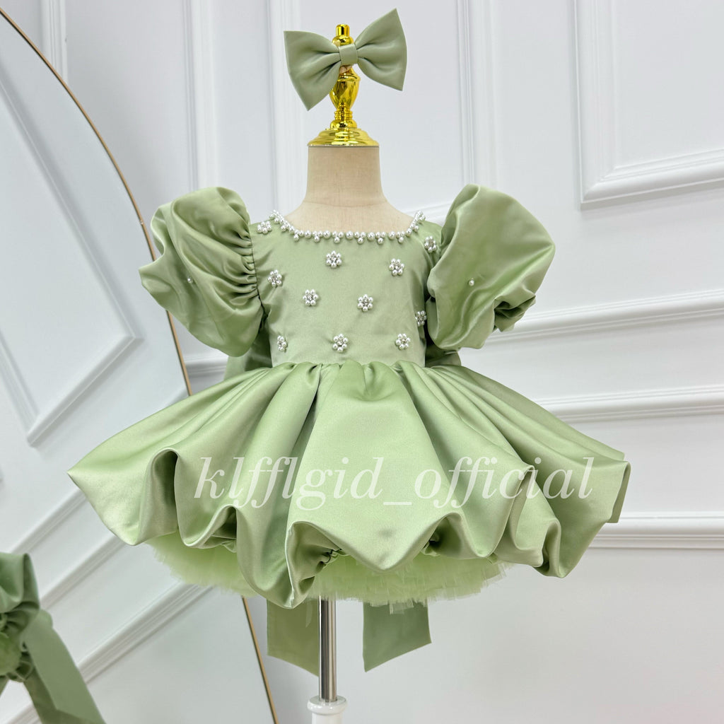 Wedding Party Dress Baby Birthday Dress Princess Theme Party ｜KLFFIGID