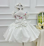 Girls Elegant Floral Fairy Colorful Princess Dress | KLFFIGID