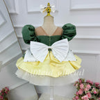Princess-themed party dress Baby birthday outfit Pageant gowns for girls｜KLFFIGID