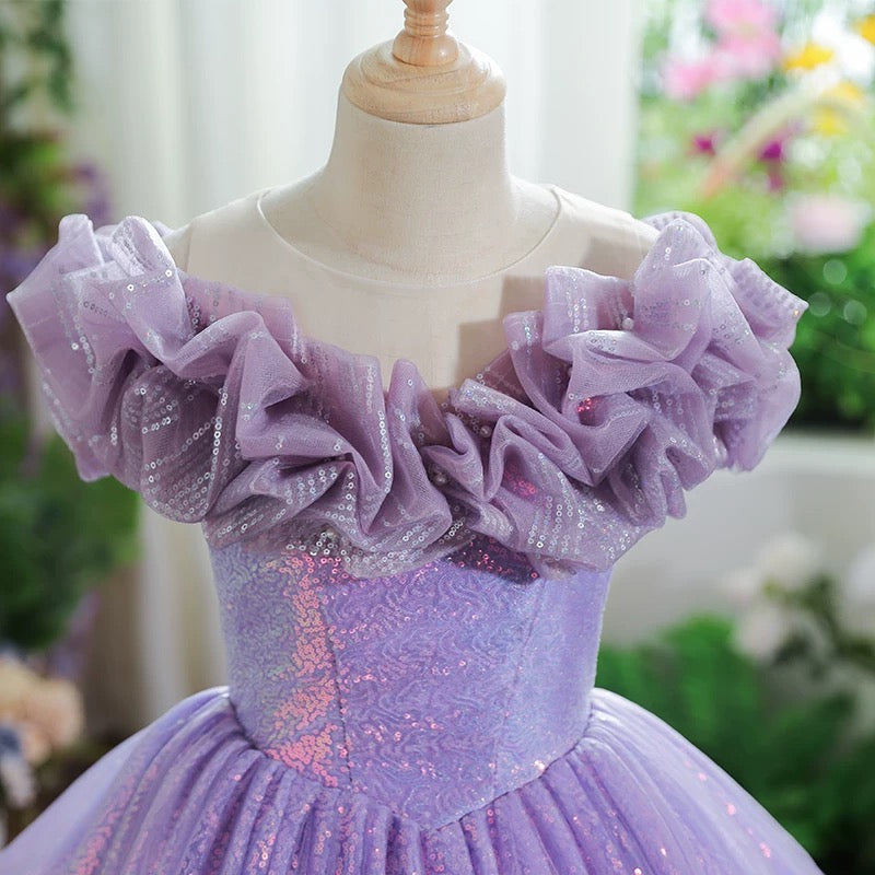 Party girl princess dress, show girl evening dress
