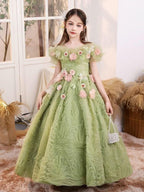 Fairy Tale Garden Dress Spring Wonderland Princess Dress Dreamy Tulle Floral Dress