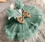 New Sleeveless Baby Birthday Party Fluffy Dress | KLFFIGID