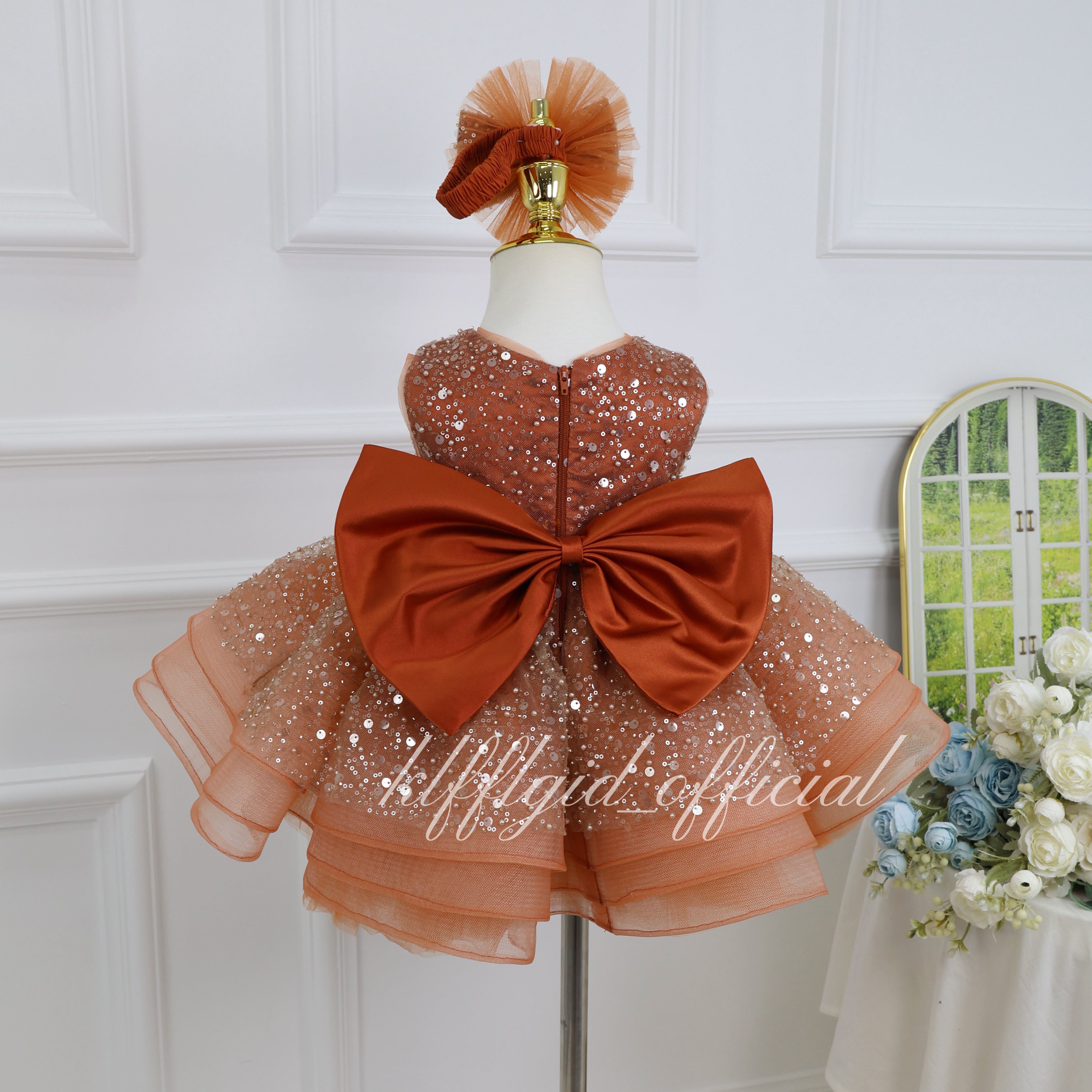 Birthday Princess Dress Glamorous Sequin Pageant Dress | KLFFIGID