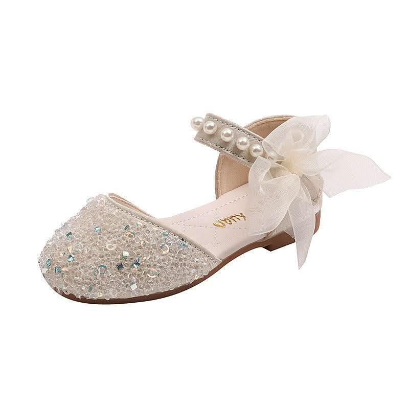 Shiny Princess Shoes Delicate Bow Decorations Full of Princess Charm