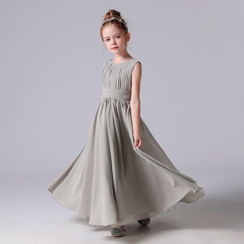 Elegant Childhood Dreamy Dress A Fairy-like Princess Dress Minimal Pleated Design Fresh and Elegant
