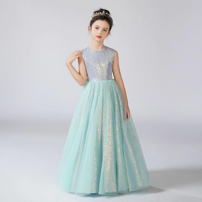 Mint Green Princess Gown The Perfect Blend of Elegance and Sweetness A Must-Have for Little Fairies¡¯ Parties