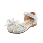 Sparkling Princess Shoes Dreamy Bow Shoes Fashionable Choice for Elegant Little Princesses