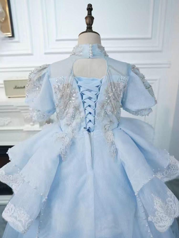 Enchanted Ice Princess Dress Dreamy Blue Princess Gown