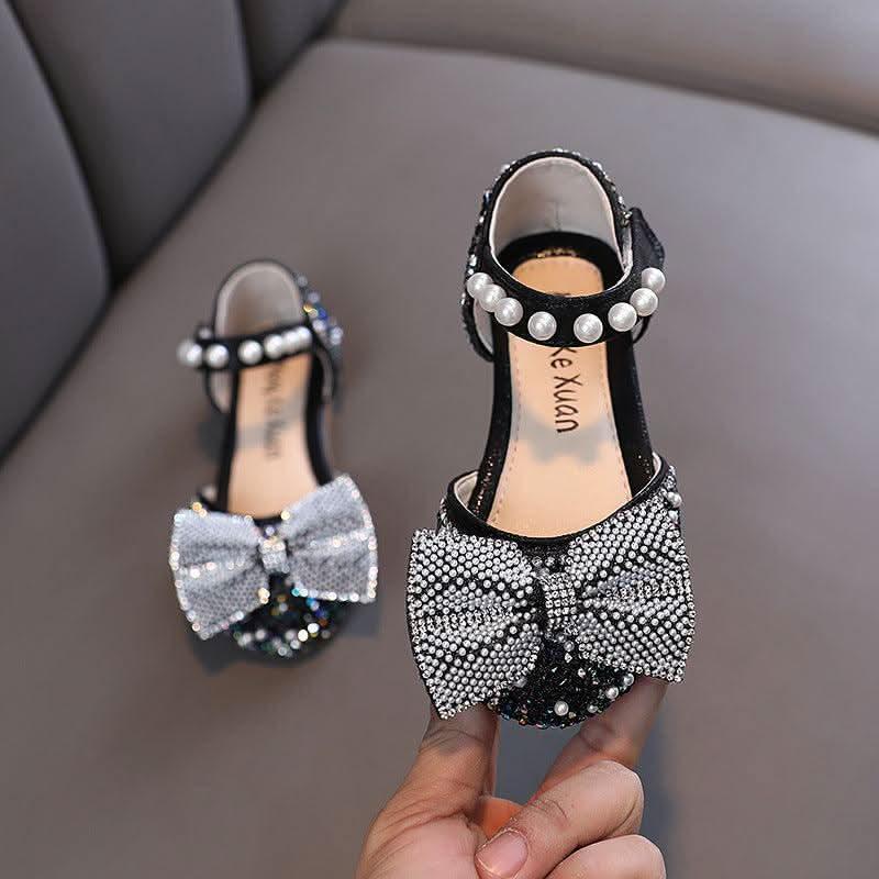 Colorful Girls' Shoes Princess Elegance Sweet and Adorable Luxurious Sequin Shoes for Girls