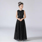 Noble Black Sequins The Ultimate Choice for Girls¡¯ Elegant Gowns Black Evening Dress That Dazzles the Crowd