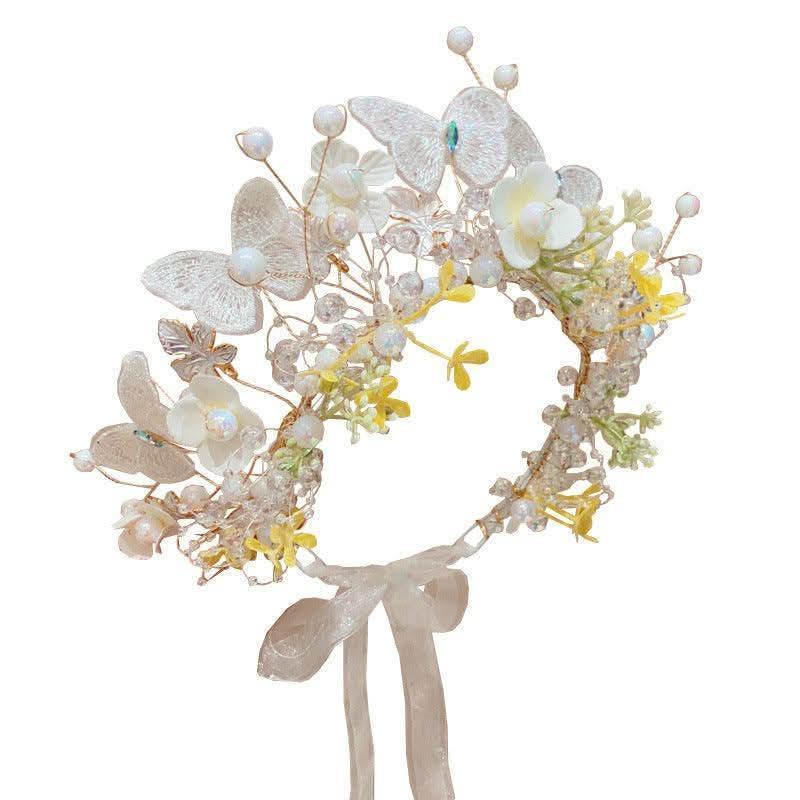 Sparkling Princess Floral Headband Sparkling Garden Hair Accessories