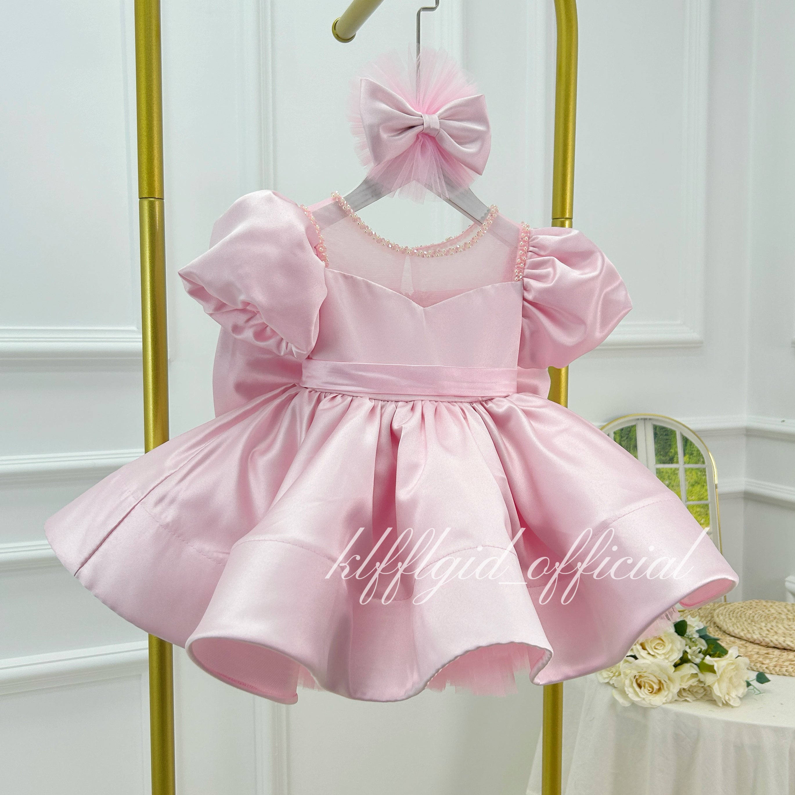 Baby's Birthday Dress Pageant gowns for girls Wedding flower girl｜KLFFIGID