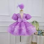 Stylish Sequined Pageant Gown & Flower Girl Dress | KLFFLGID