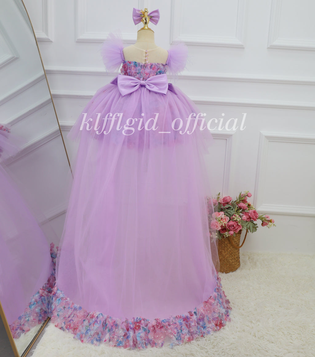 Baby Birthday Dress Wedding flower girl Elegant pageant dress for girls｜KLFFIGID