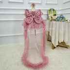 Baby First Birthday Gorgeous Flower Girl Party Dress | KLFFIGID